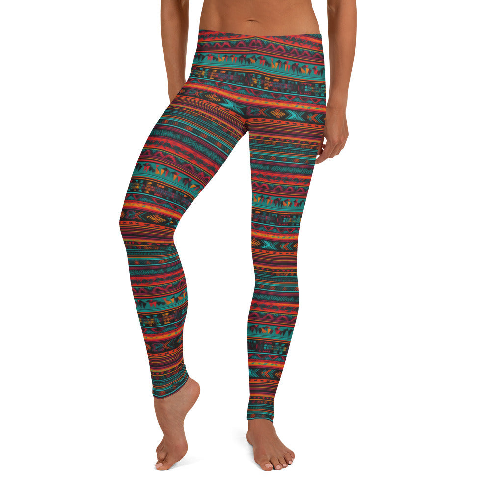 Latin Fabric Style Leggings