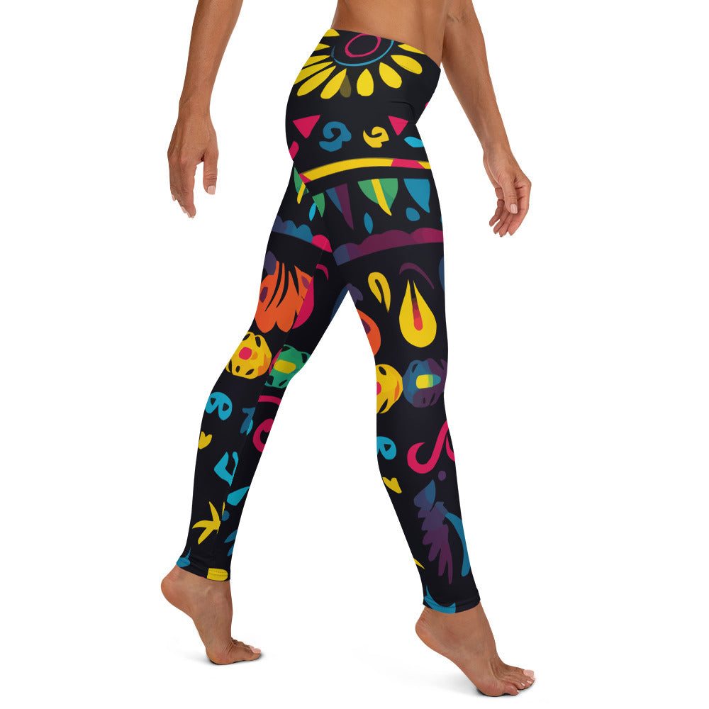 Mexican Art Style Leggings
