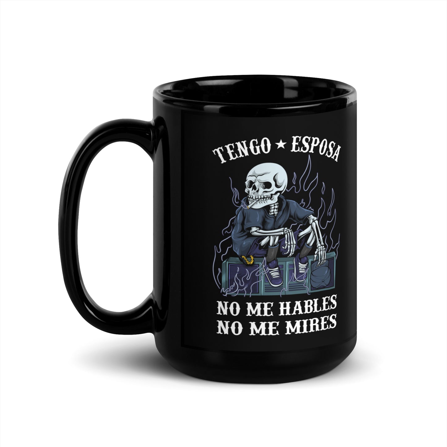 Tengo Esposa No Me Hables No Me Mires Coffee Mug for Latinos