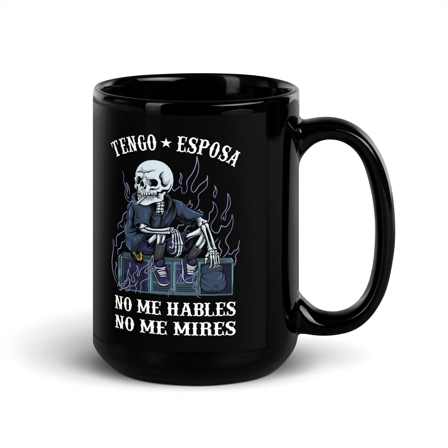 Tengo Esposa No Me Hables No Me Mires Coffee Mug for Latinos