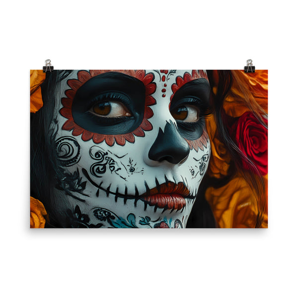 Soulful Eyes Día de los Muertos Poster Soulful Eyes Día de los Muertos Poster