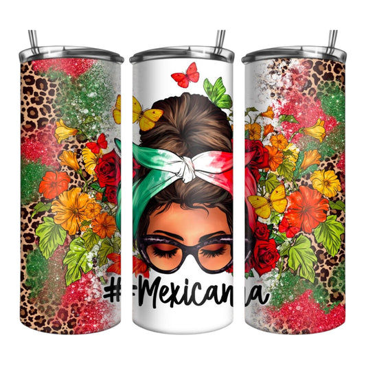 Mexicana Messy Bun Tumbler Stainless Steel