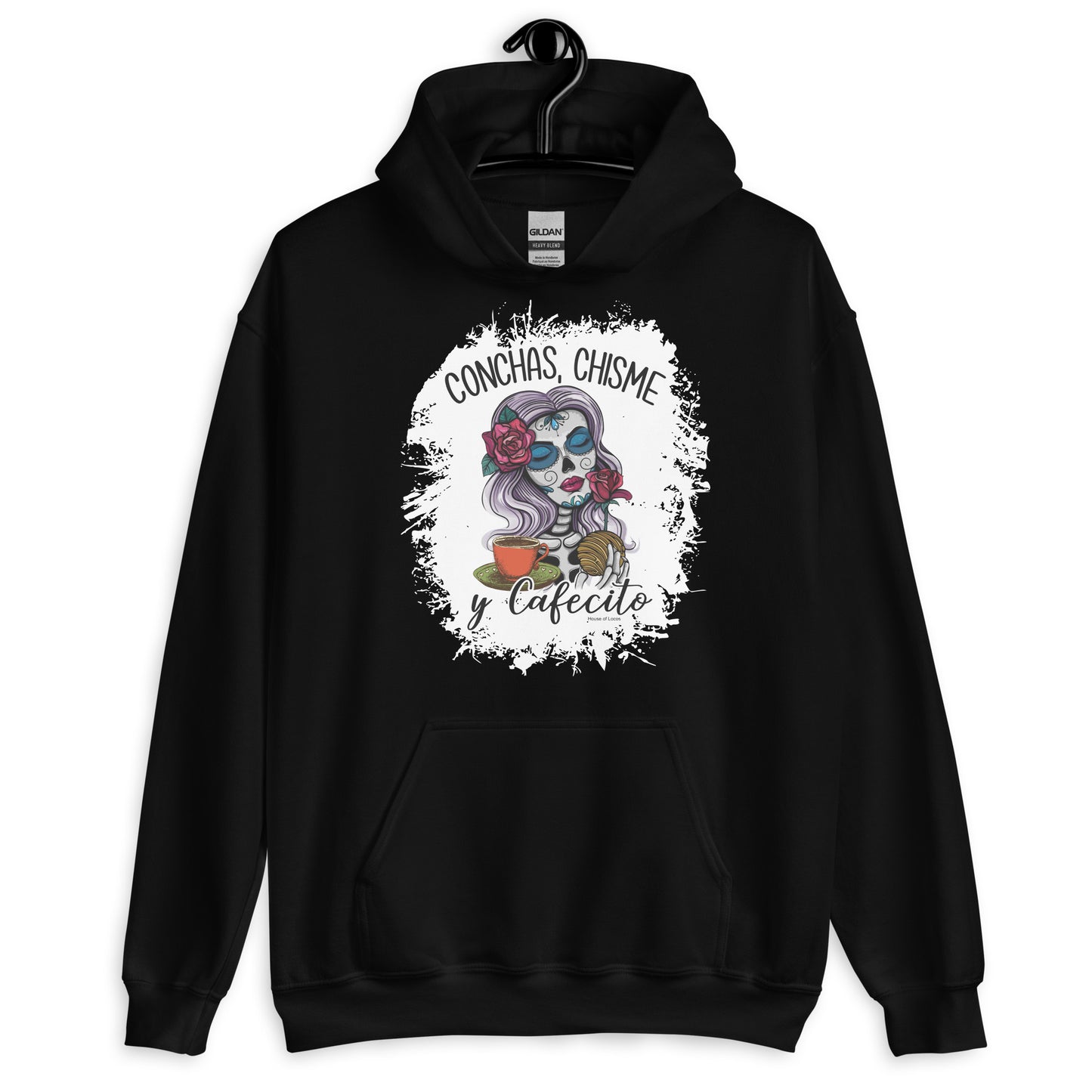 Concha Chisme Y Cafecito Unisex Hoodie