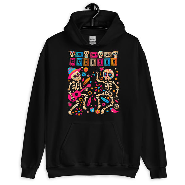 Dia De Los Muertos Dancing Skeletons Hoodie Dia De Los Muertos Dancing Skeletons Hoodie