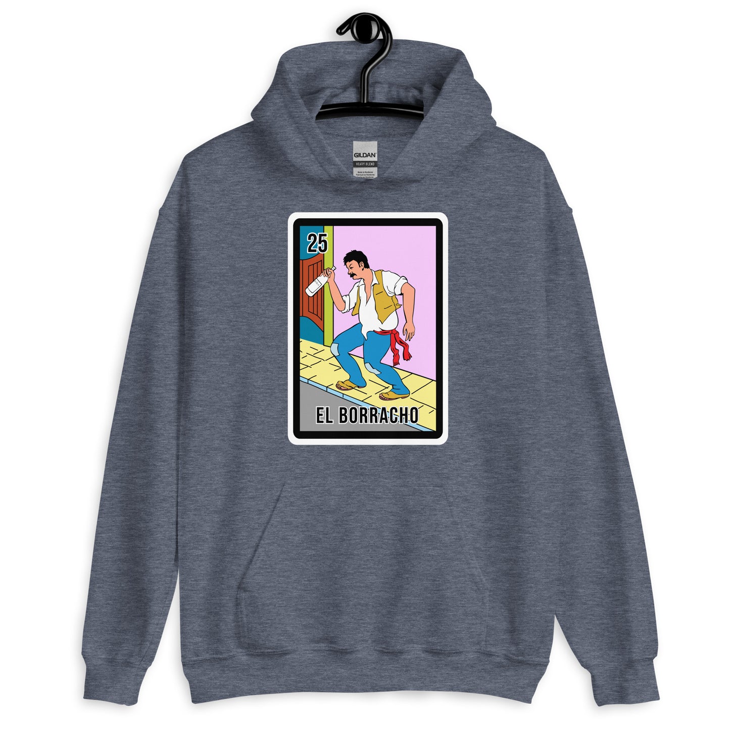 El Borracho Mexican Loteria Unisex Hoodie