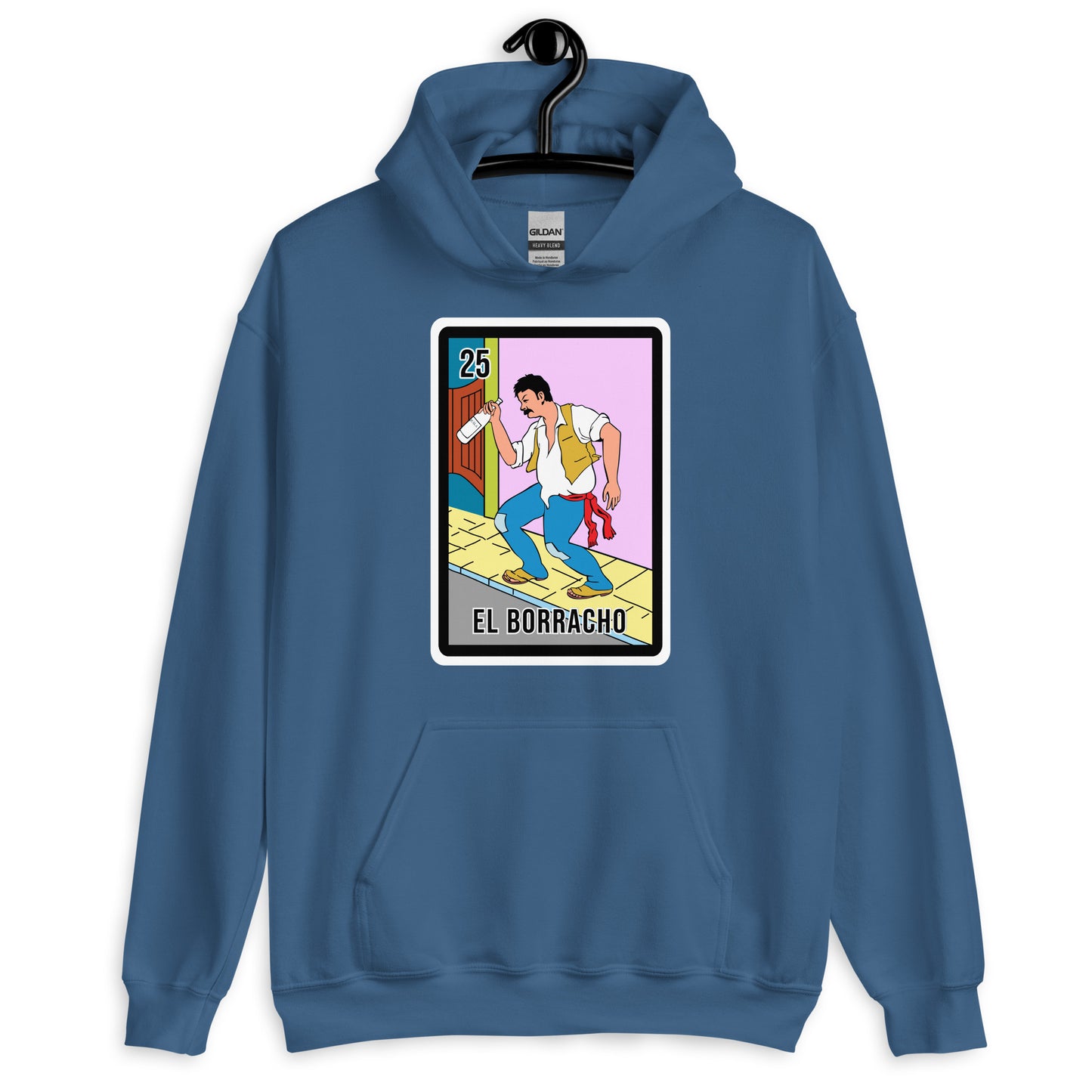 El Borracho Mexican Loteria Unisex Hoodie