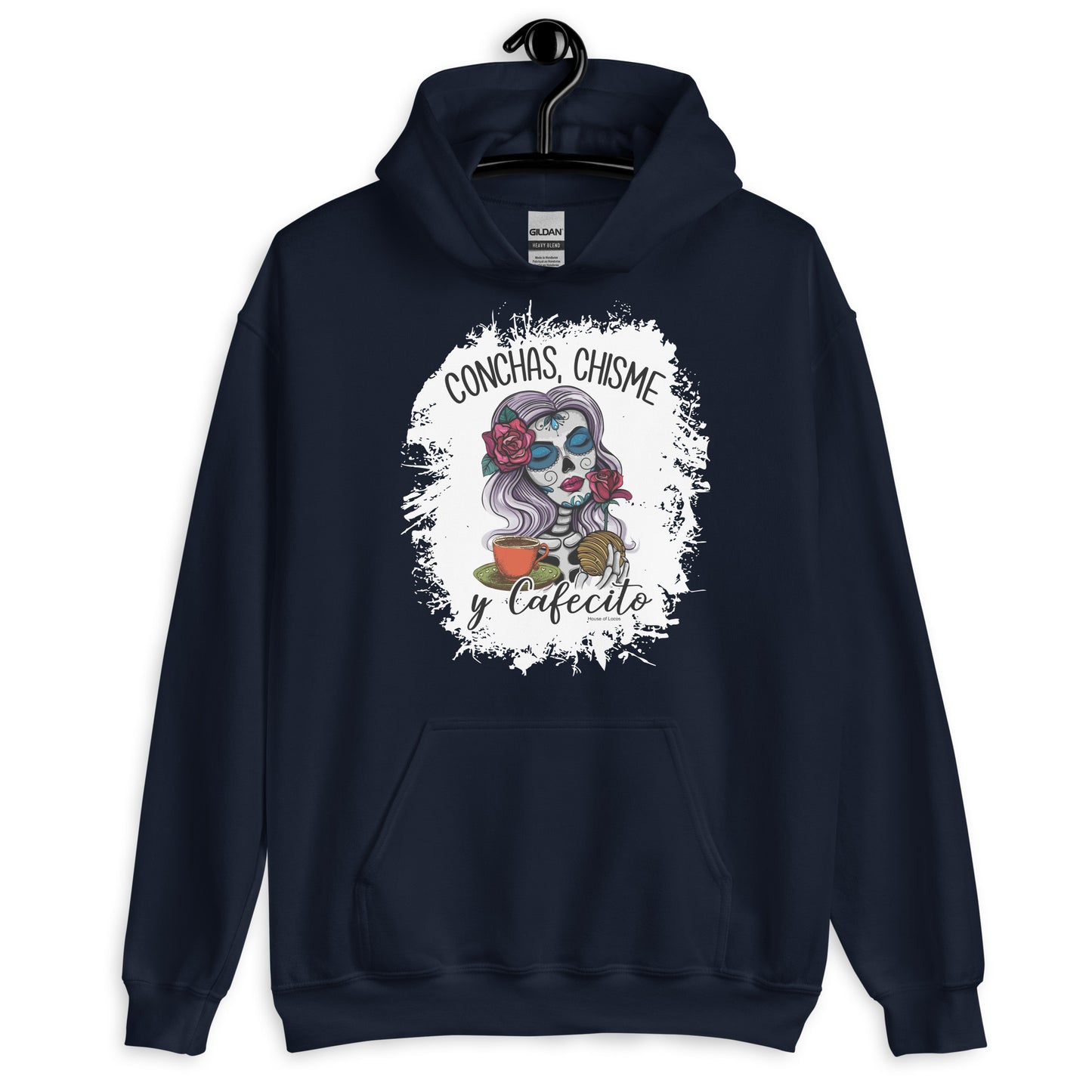 Concha Chisme Y Cafecito Unisex Hoodie