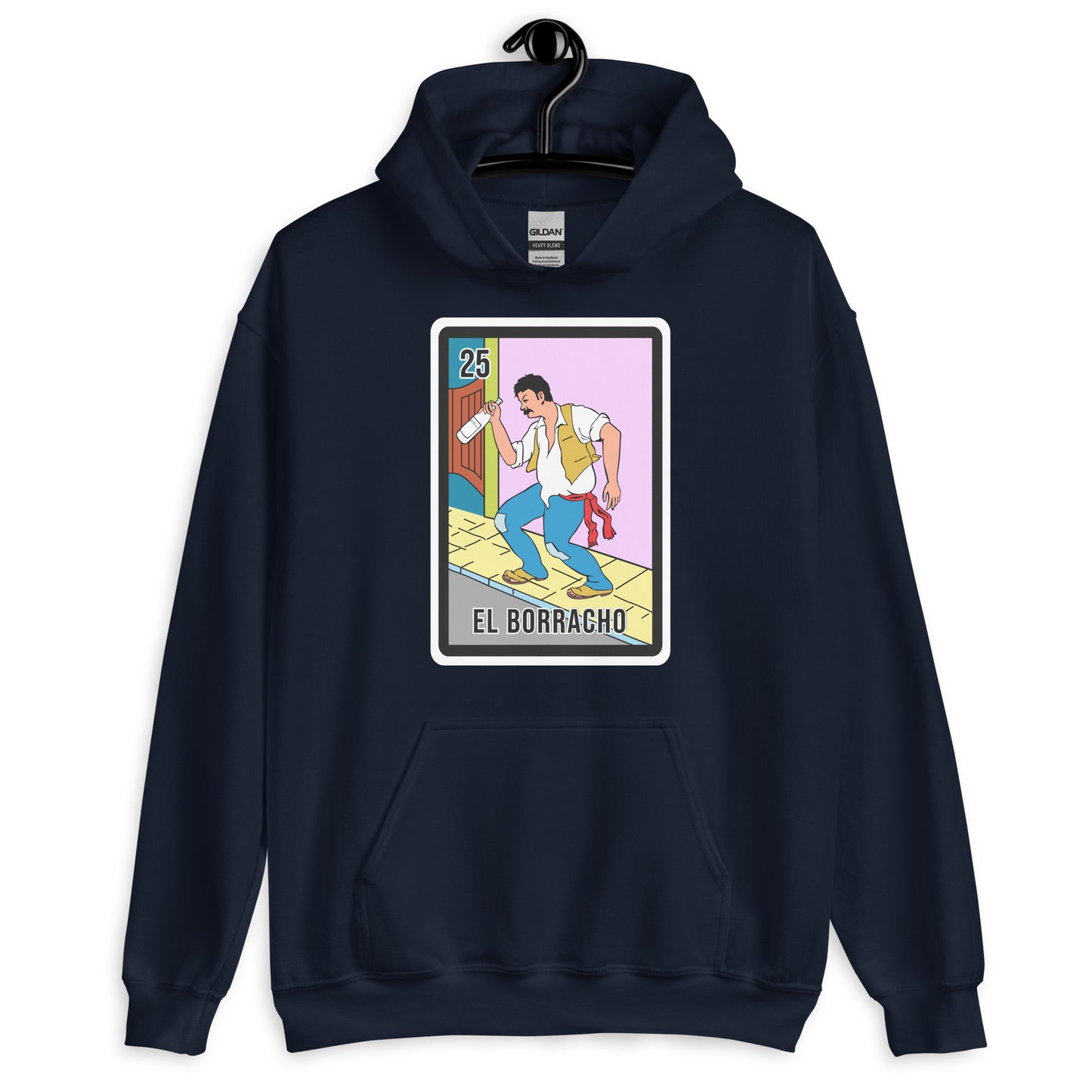 El Borracho Mexican Loteria Unisex Hoodie