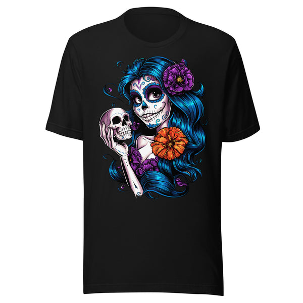 Calavera Queen Dia De Los Muertos T-Shirt Calavera Queen Dia De Los Muertos T-Shirt