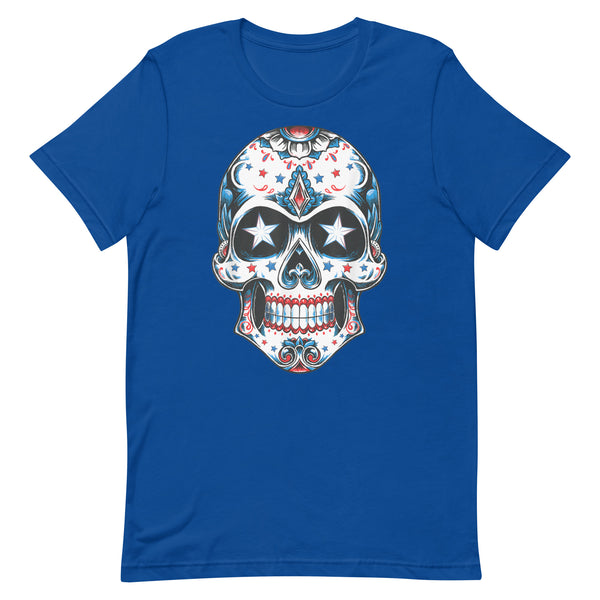 4th of July American Sugar Skull Premium T-Shirt 4th of July American Sugar Skull Premium T-Shirt