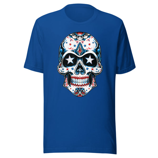 4th of July American Sugar Skull Premium T-Shirt 4th of July American Sugar Skull Premium T-Shirt