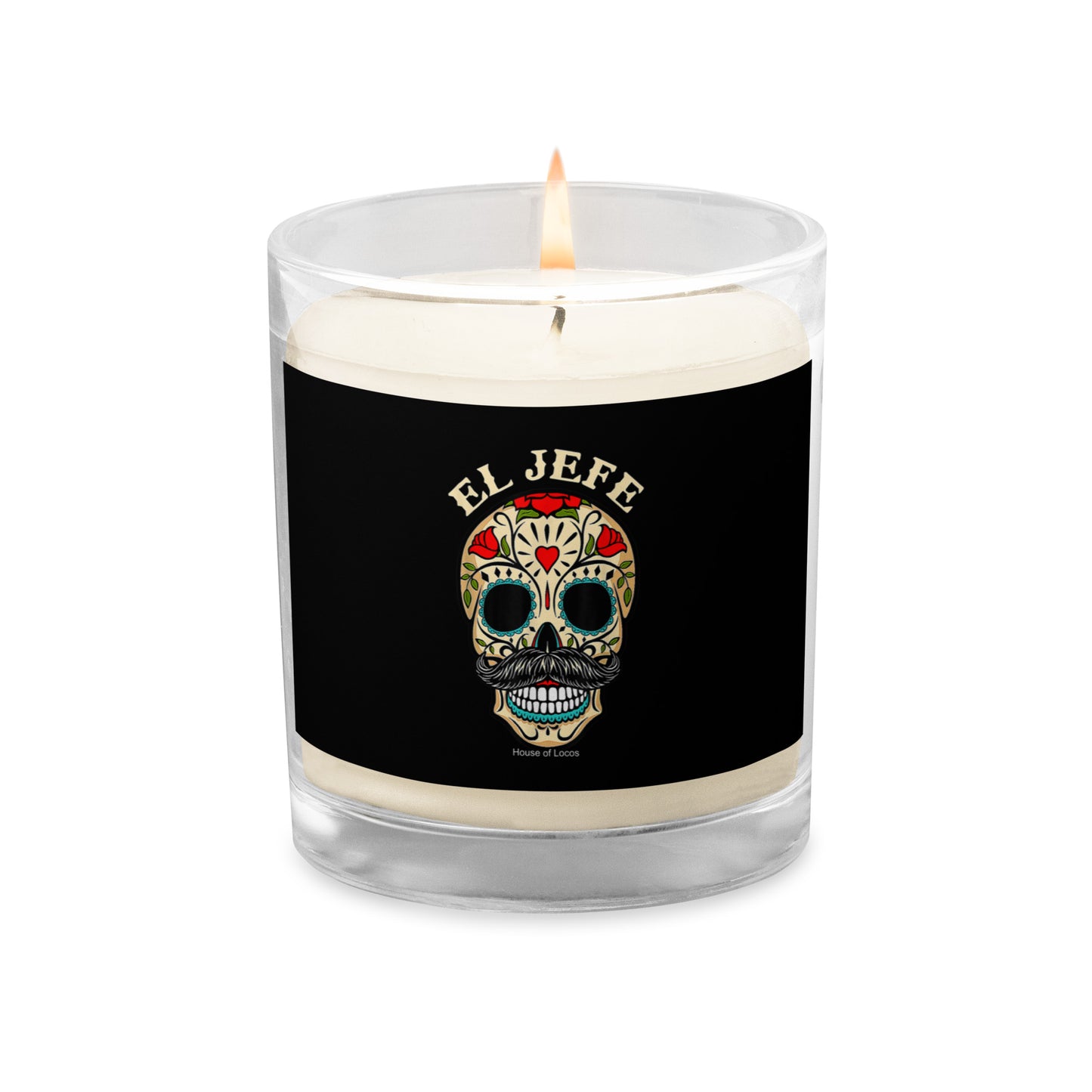 El Jefe Soy Wax Glass Candle