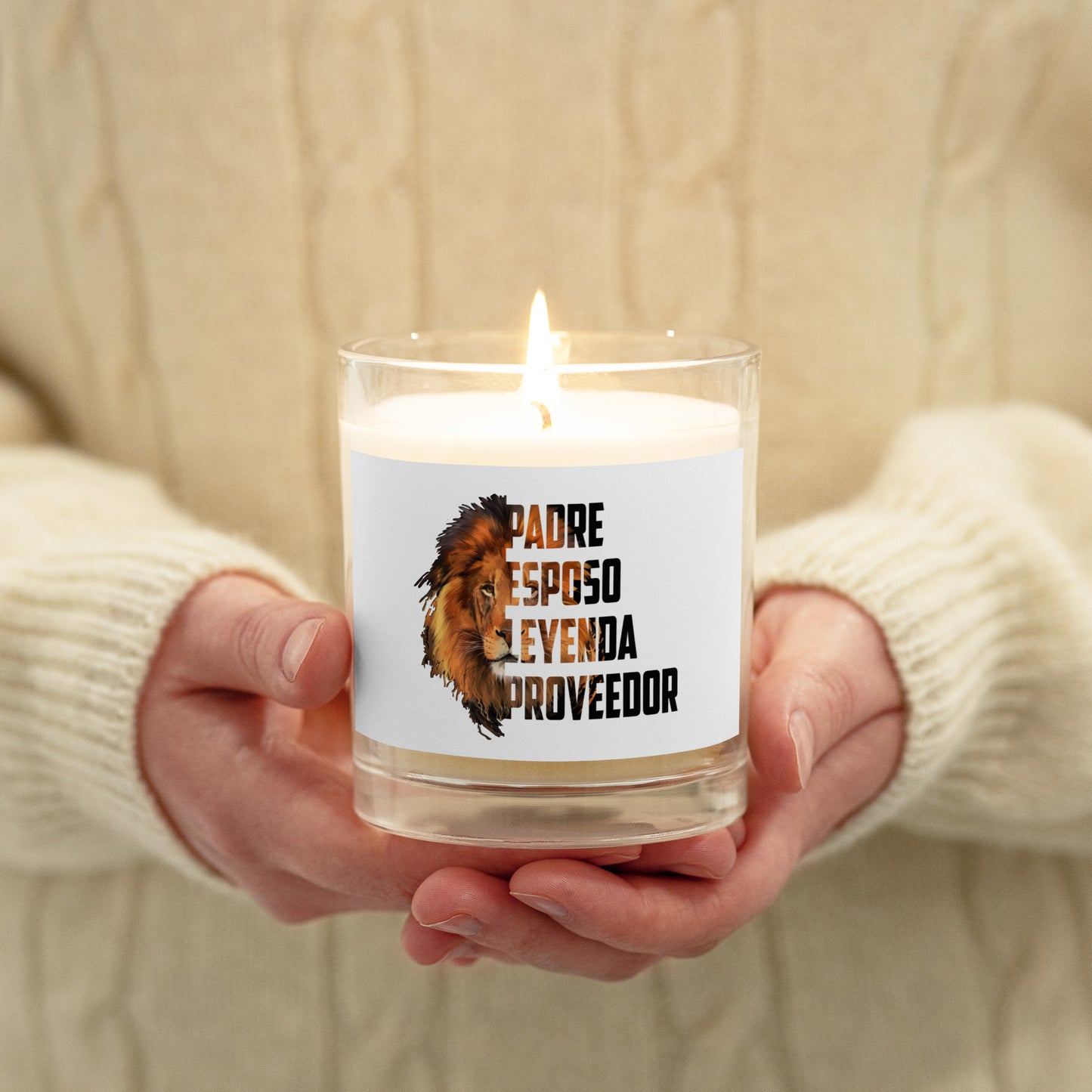 Padre Esposo Leyenda Provedor Soy Wax Candle
