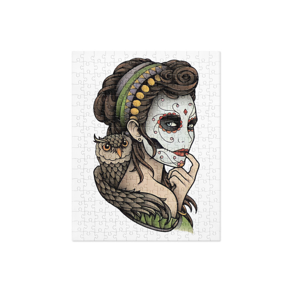 La Catrina with Owl Jigsaw puzzle