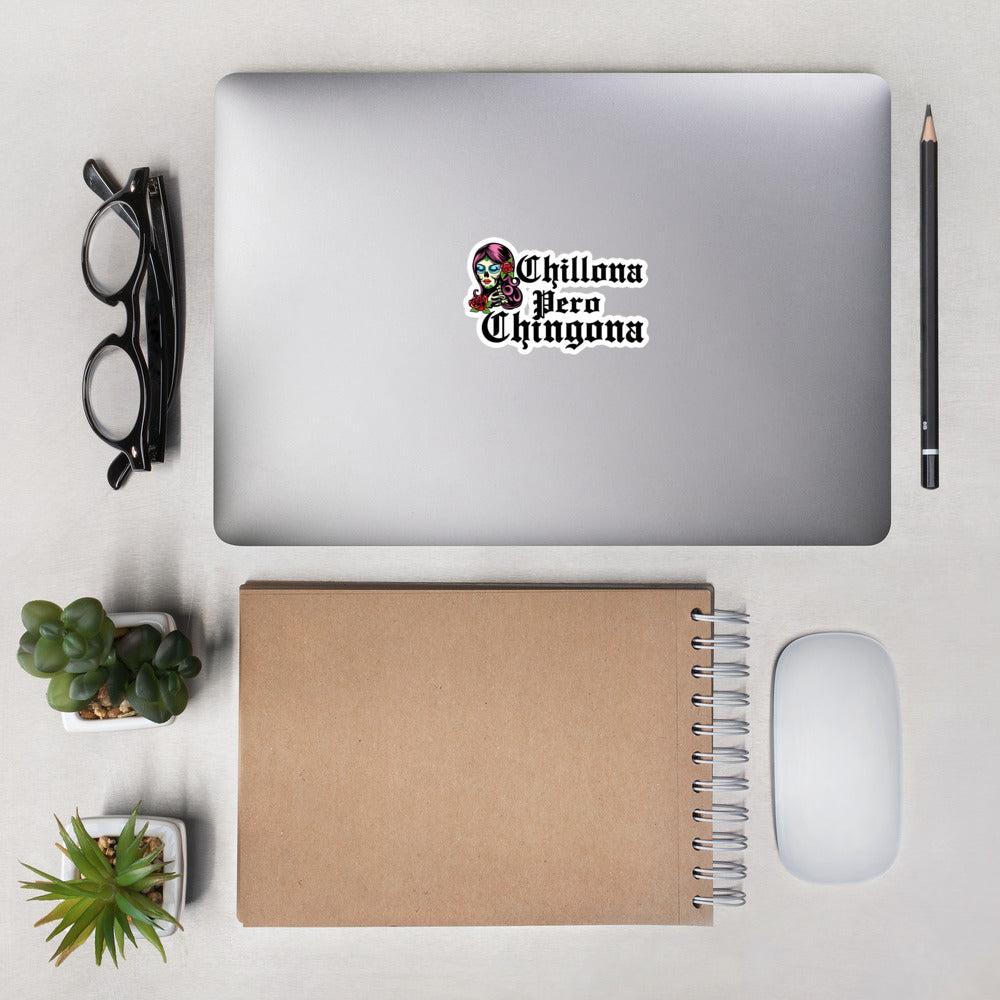 Chillona Pero Chingona Bubble-free sticker