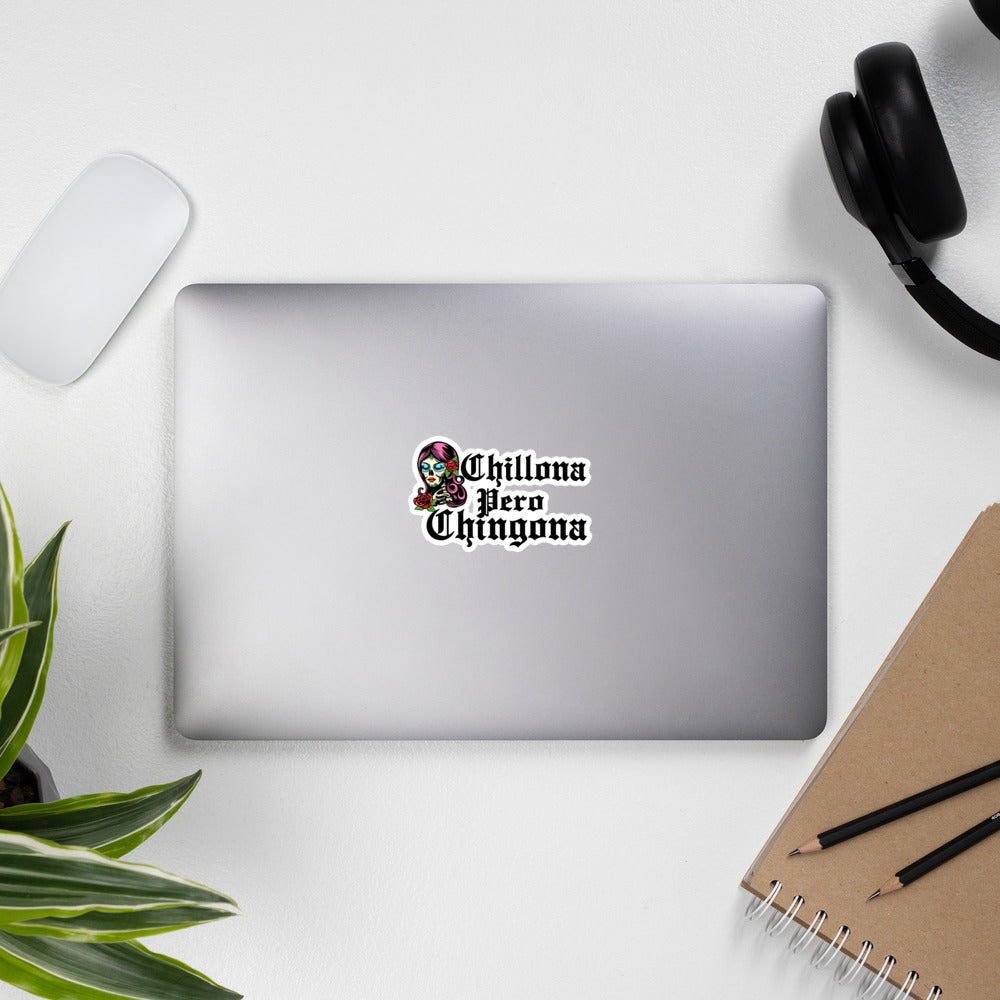 Chillona Pero Chingona Bubble-free sticker