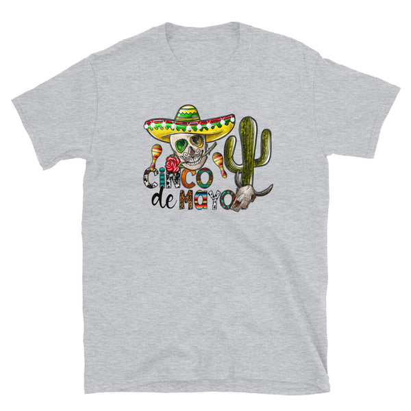 Cinco De Mayo Sugar Skull Unisex T-Shirt Cinco De Mayo Sugar Skull Unisex T-Shirt