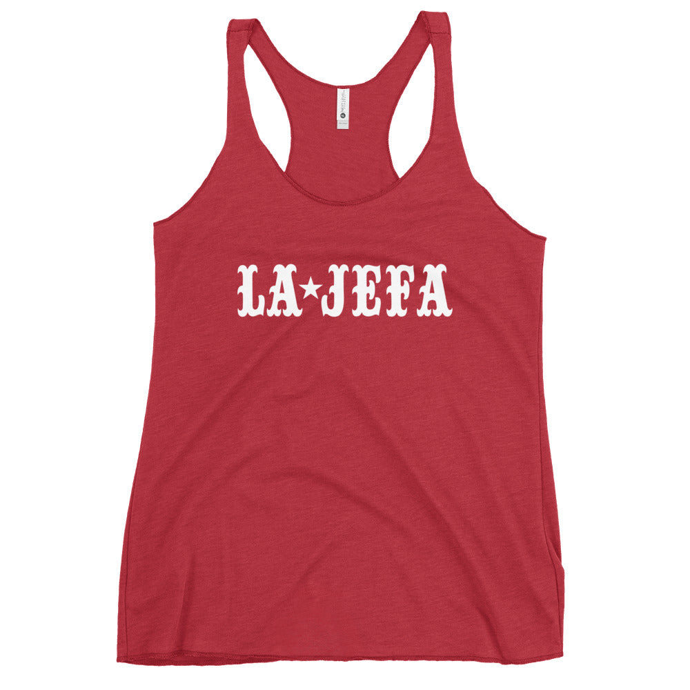 La Jefa Women's Racerback Tank Top