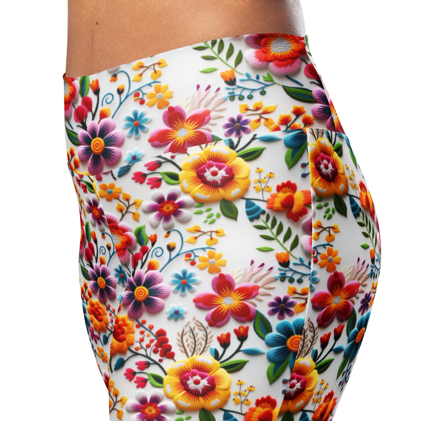 Floral Flare leggings for Latina