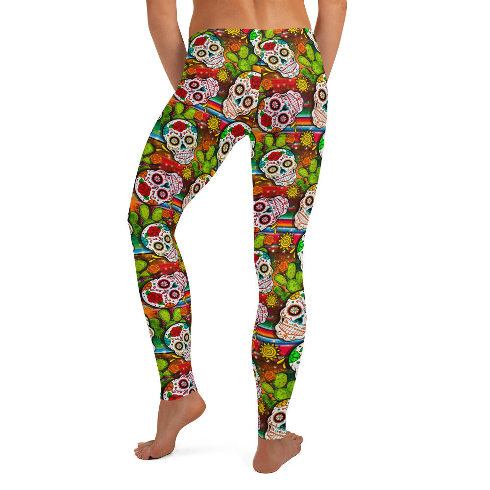 Sugar Skull Fiesta Leggings