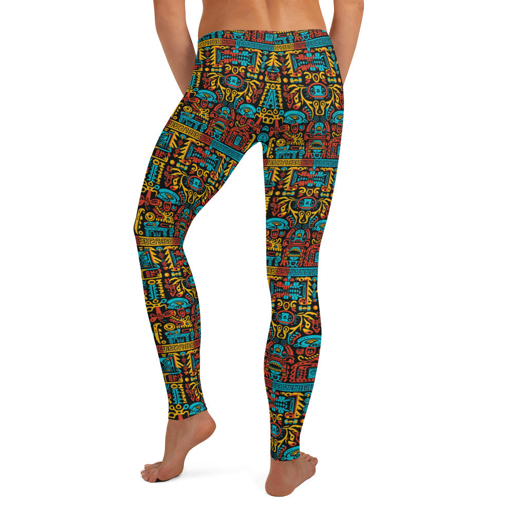 Aztec Pattern Leggings