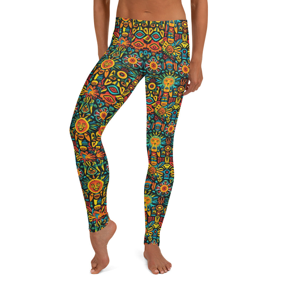 Mexican Folk Art Leggings