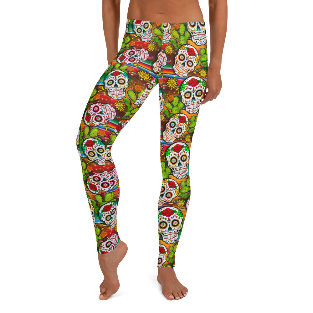 Sugar Skull Fiesta Leggings