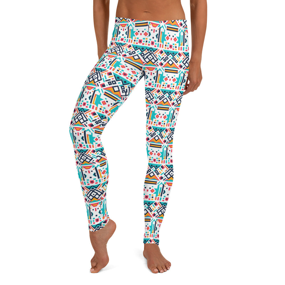 Mexican Aztec Design Leggings