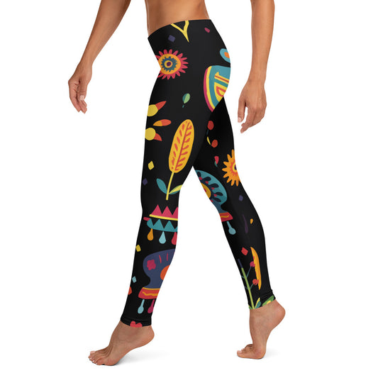 Mexicali Art Pattern Leggings