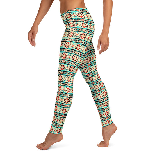 Aztec Design Pattern Leggings