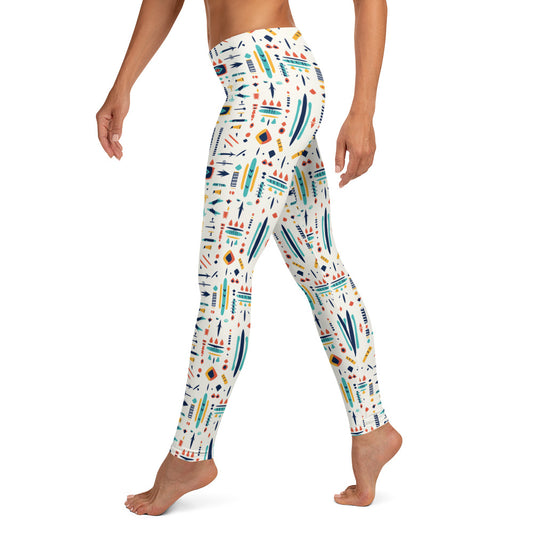 Blanco Aztec Design Leggings