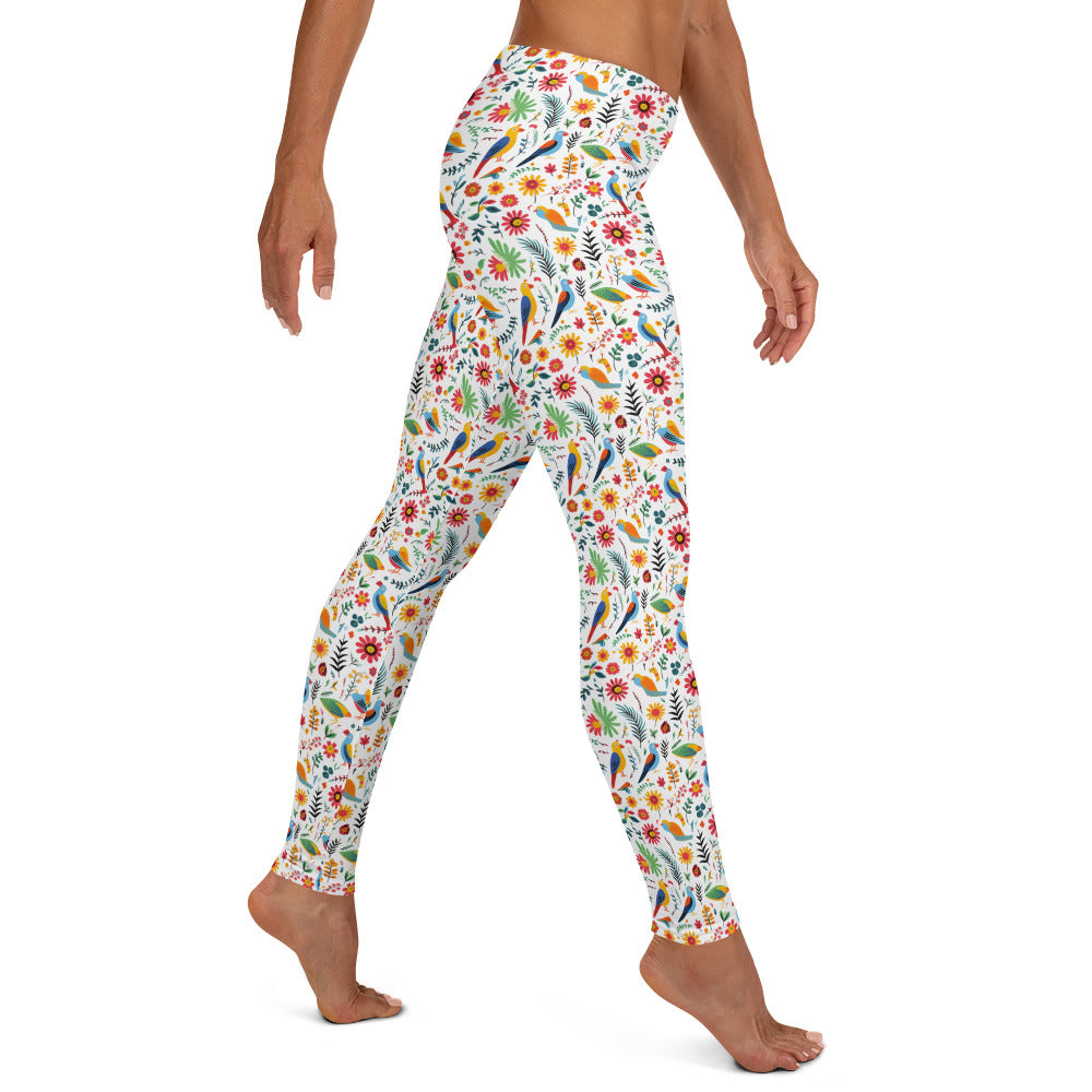 South of the Border Parrot Pattern Leggings