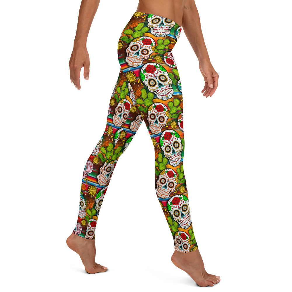 Sugar Skull Fiesta Leggings