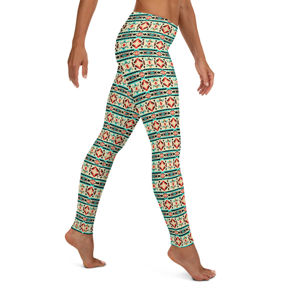 Aztec Design Pattern Leggings