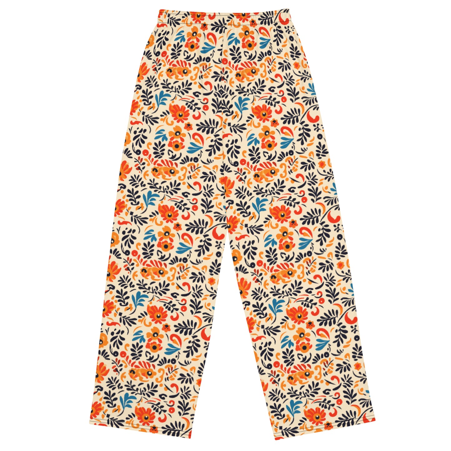 Mexican Floral Pattern Super Soft Pajamas / Sweat Bottoms