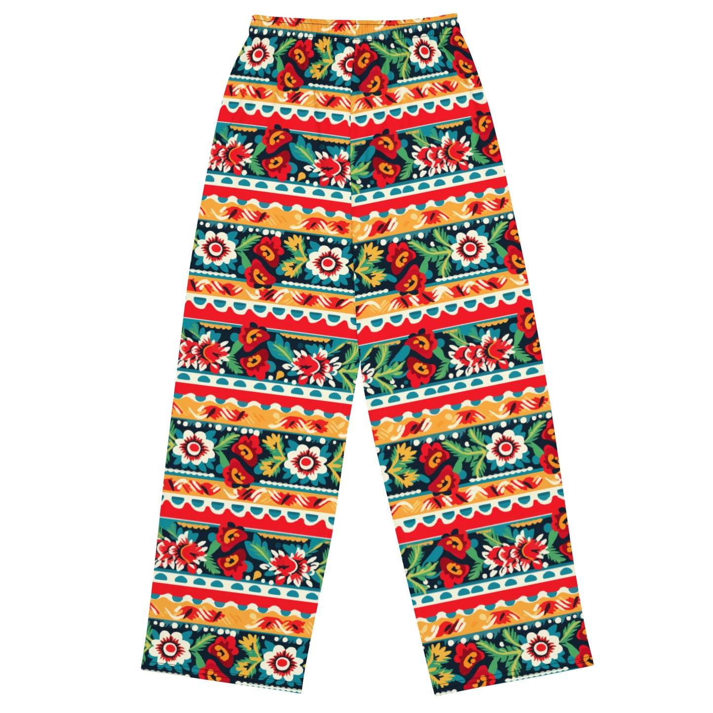 Shades of Red & Green Super Soft Pajamas / Sweat Bottoms