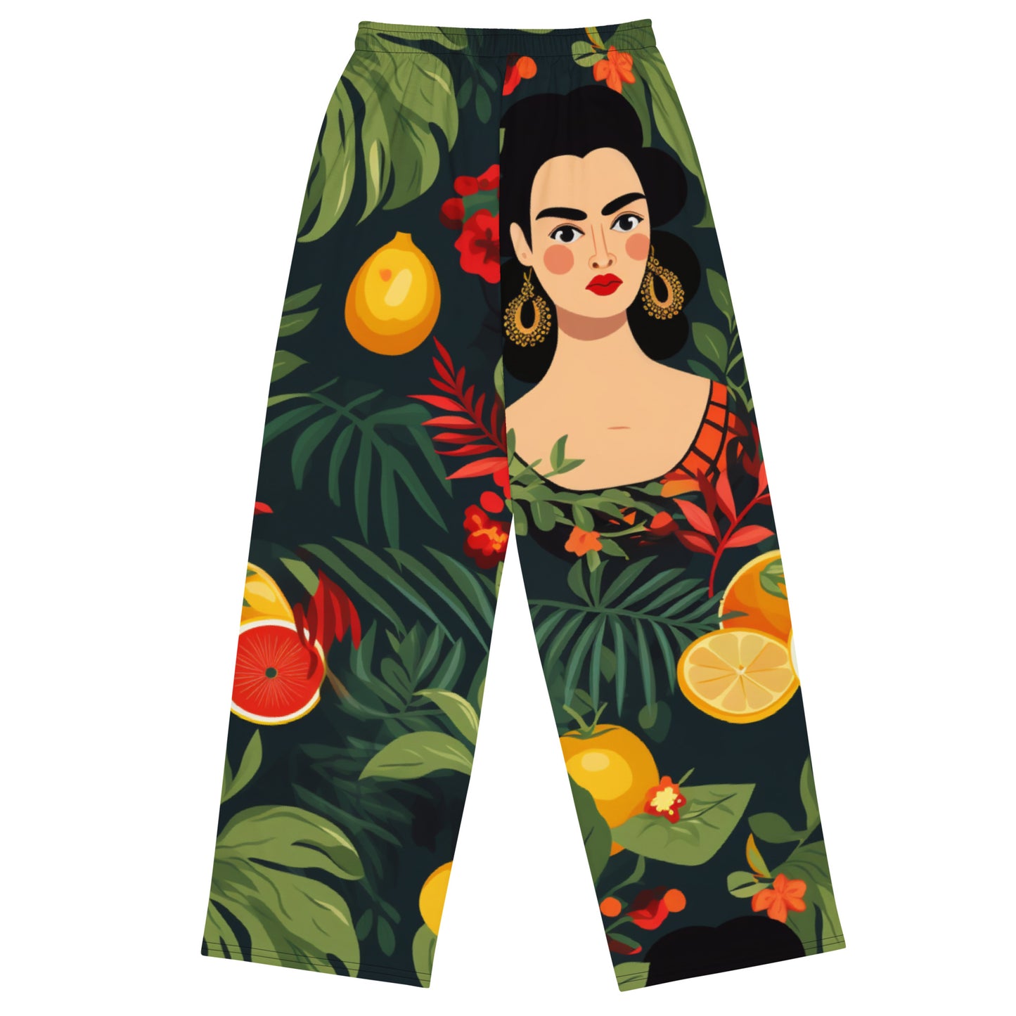 Latina & Citrus Foliage - Pajama Lounge Pants for Latinos