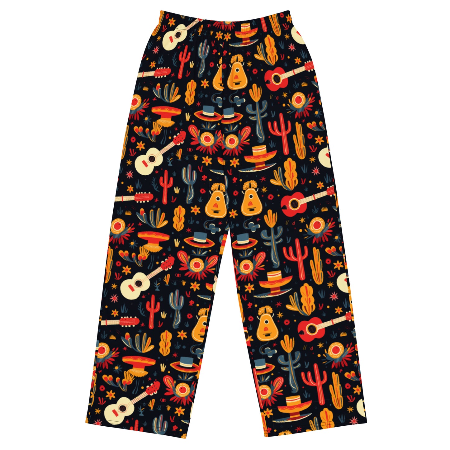 Mexican Folk Art Pattern Super Soft Pajamas / Sweat Bottoms