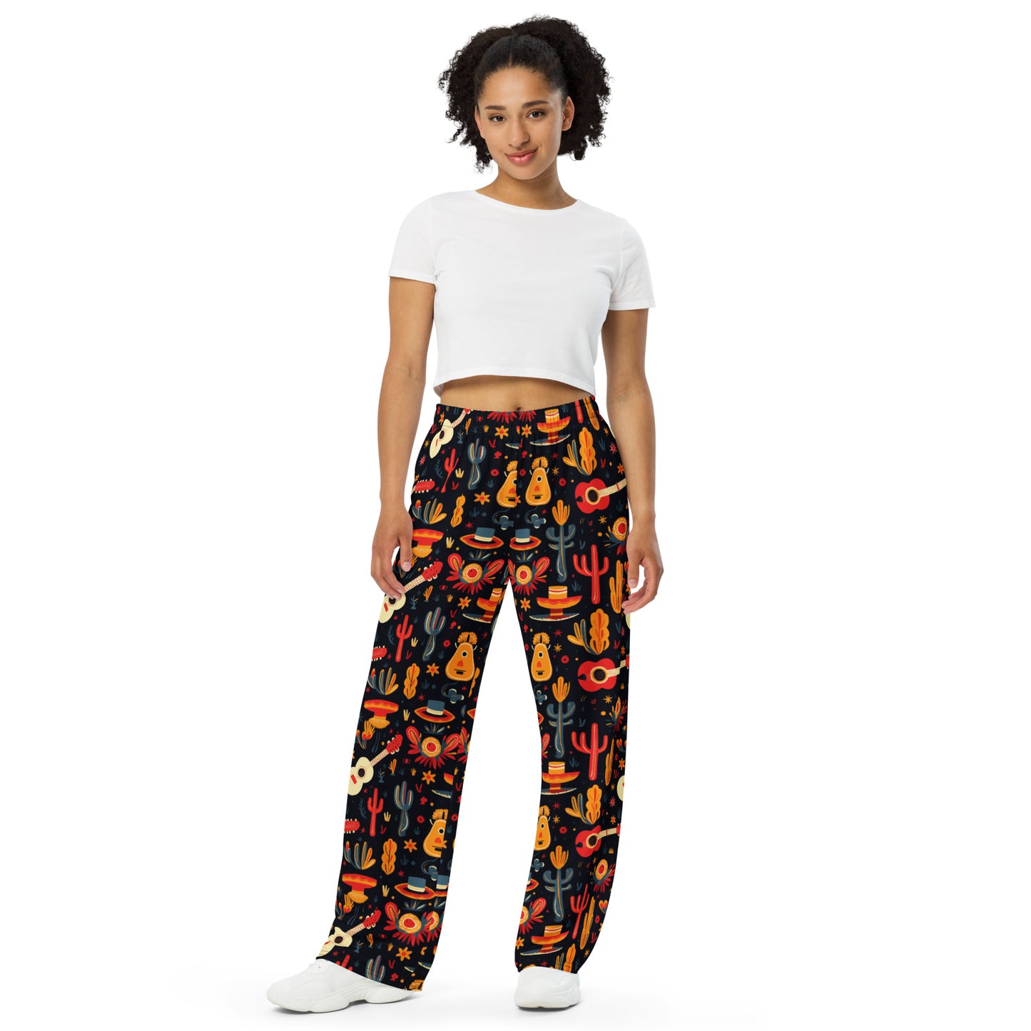 Mexican Folk Art Pattern Super Soft Pajamas / Sweat Bottoms