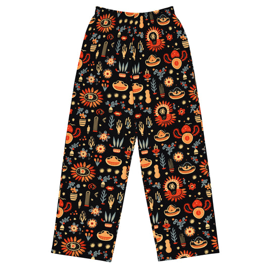 Mexican Folk Art Super Soft Pajamas / Sweat Bottoms