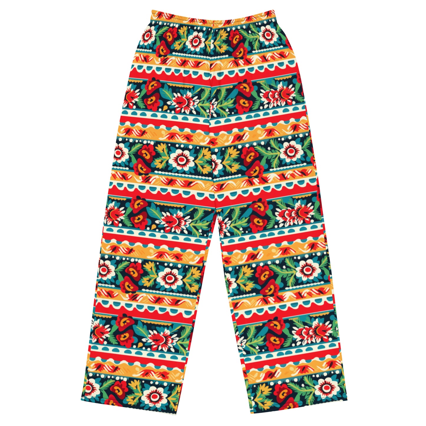 Shades of Red & Green Super Soft Pajamas / Sweat Bottoms