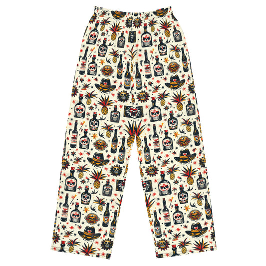 Sugar Skull Tequila y Cactus Vibes Pajamas / Sweat Bottoms