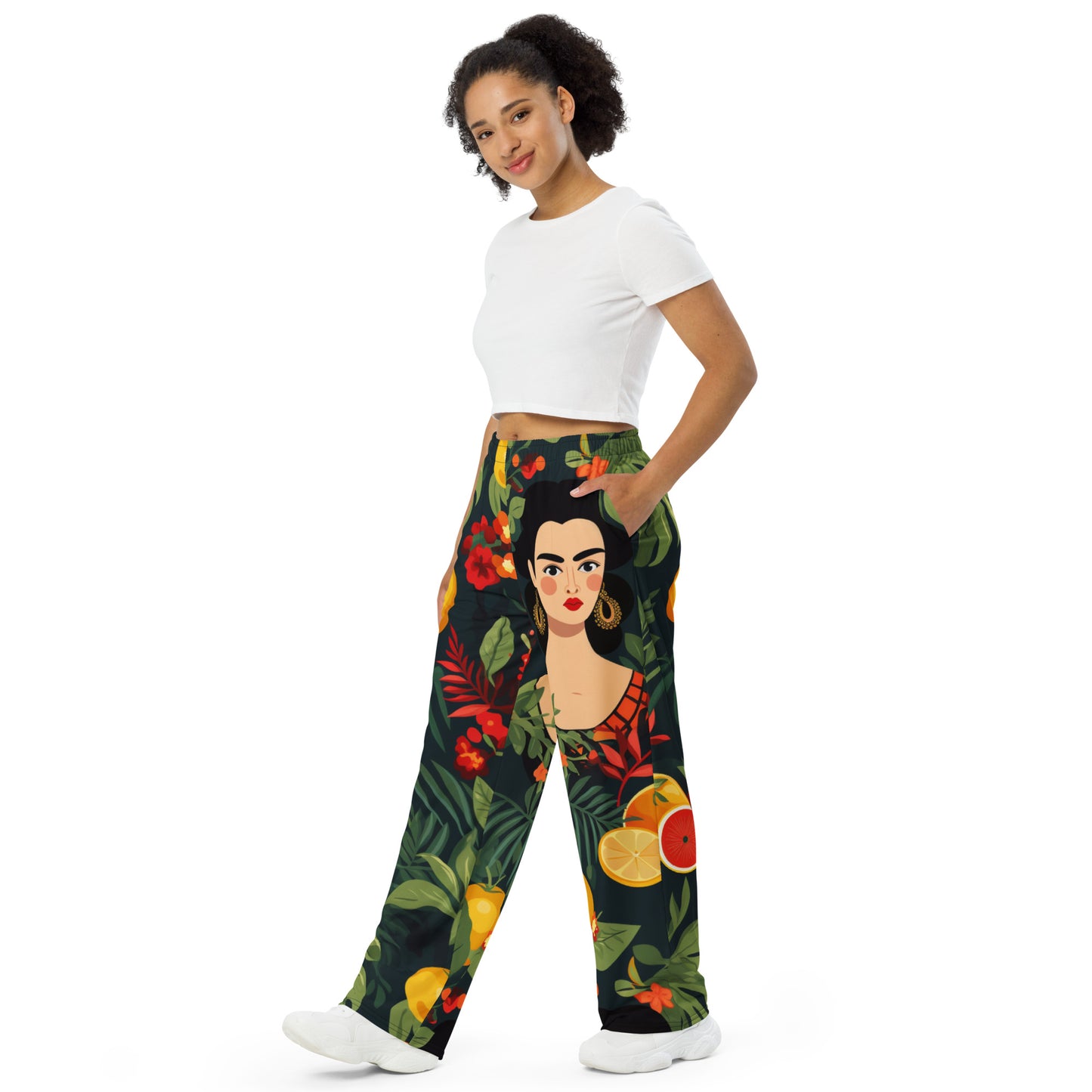 Latina & Citrus Foliage - Pajama Lounge Pants for Latinos