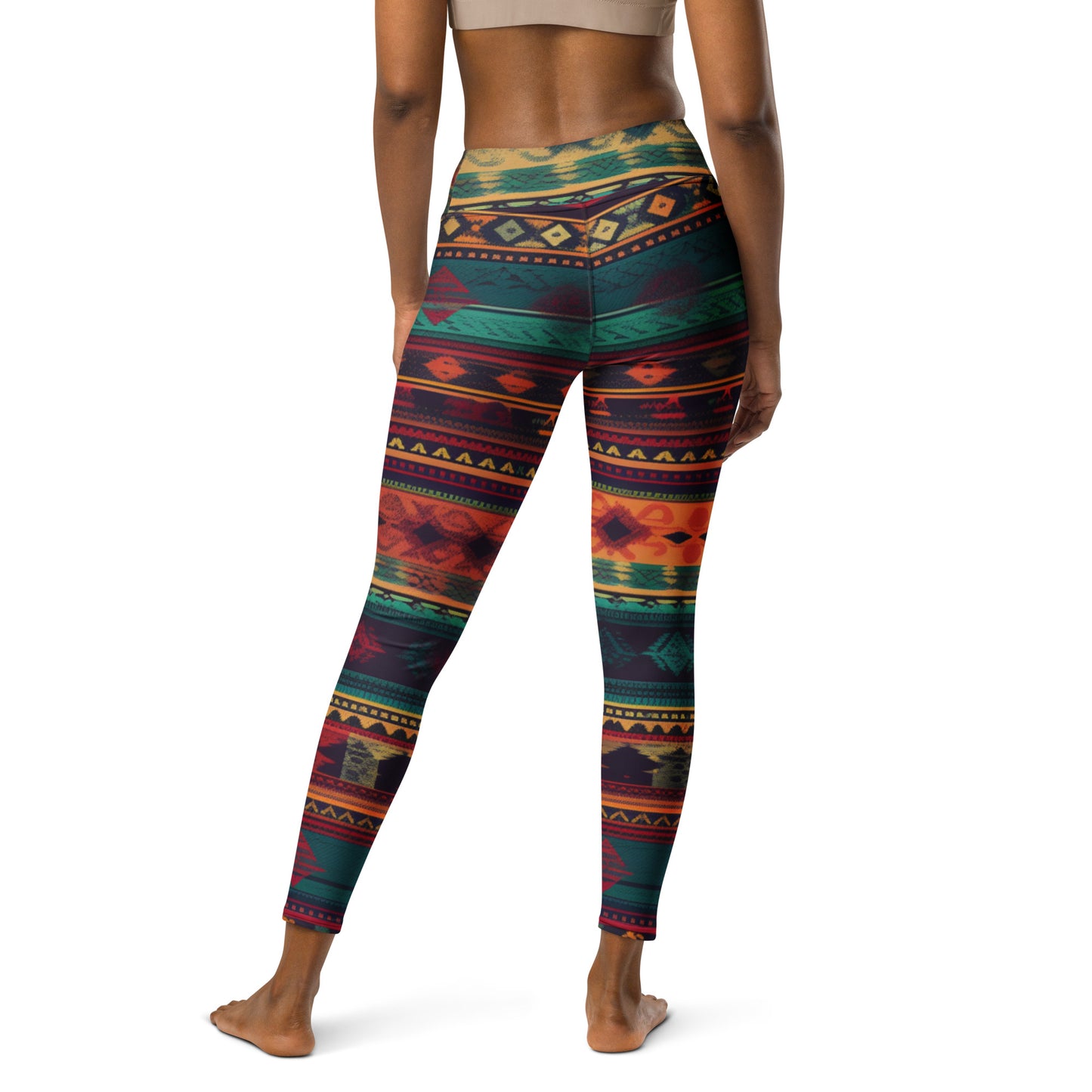 Mexican Pattern Yoga Leggings