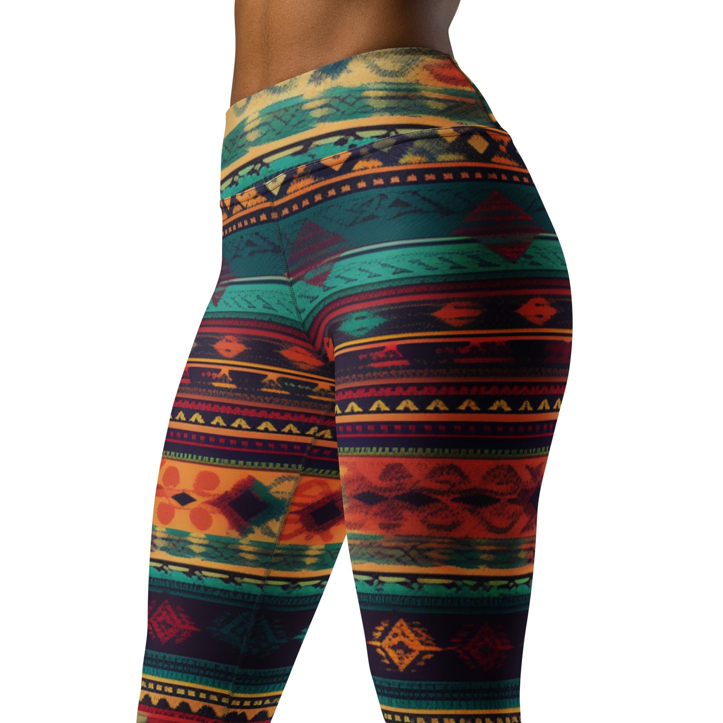 Mexican Pattern Yoga Leggings