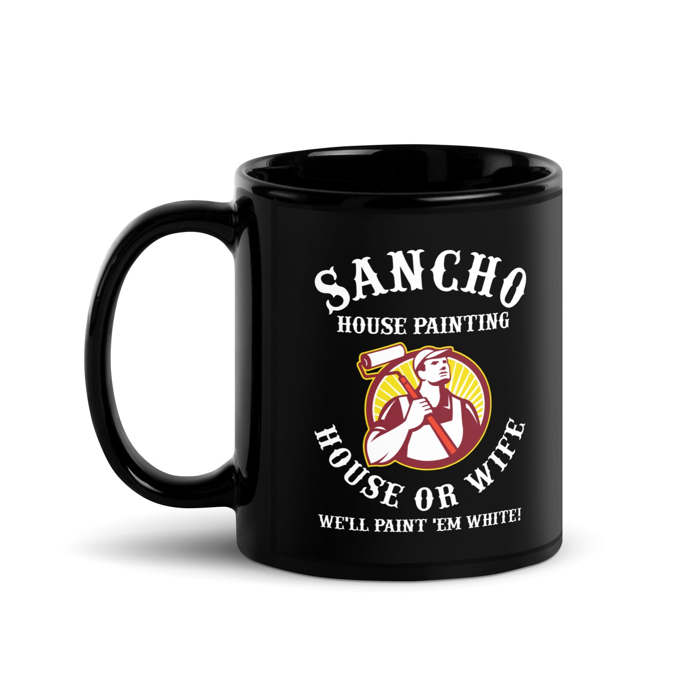 Sancho House Painting Funny Coffee Mug for Latinos