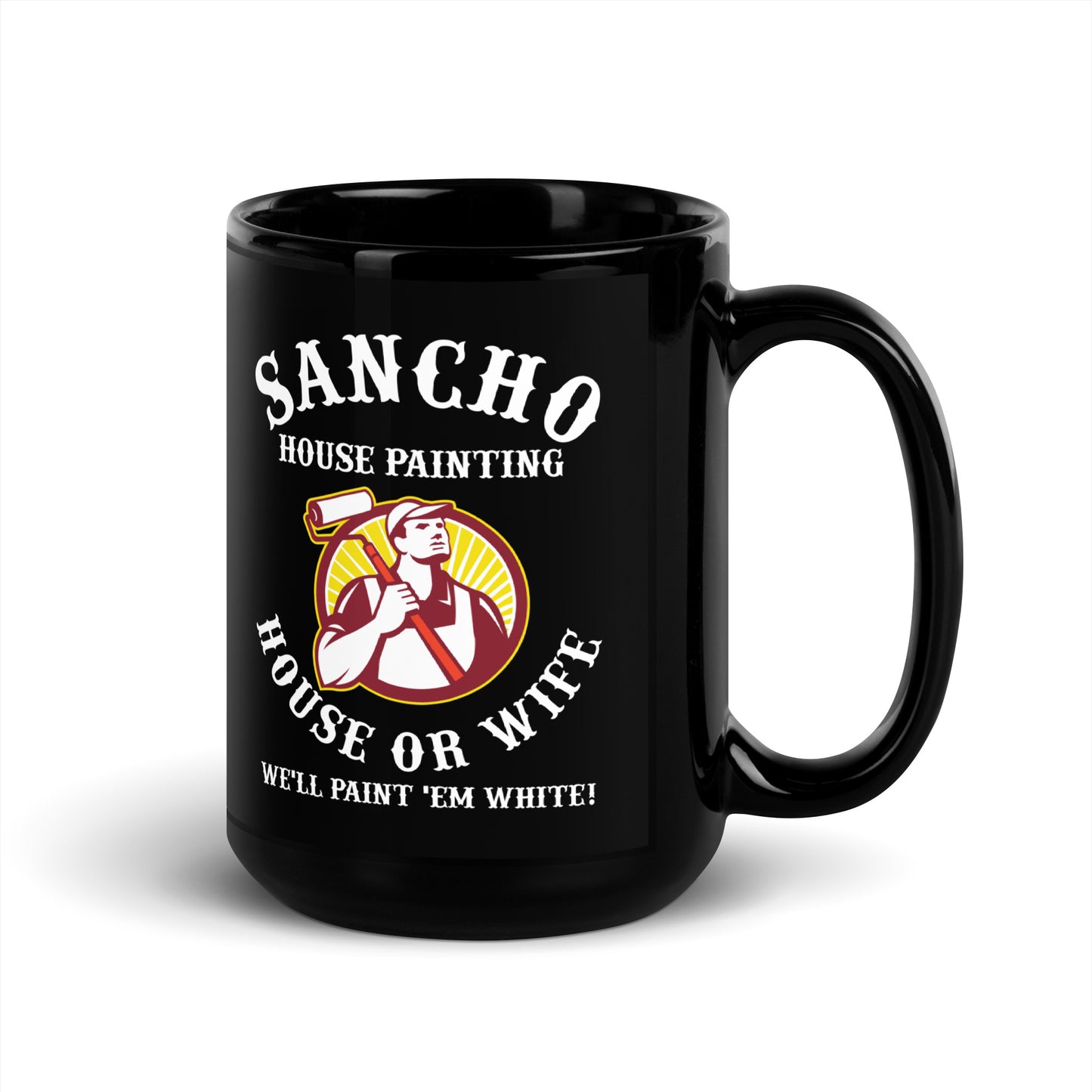 Sancho House Painting Funny Coffee Mug for Latinos