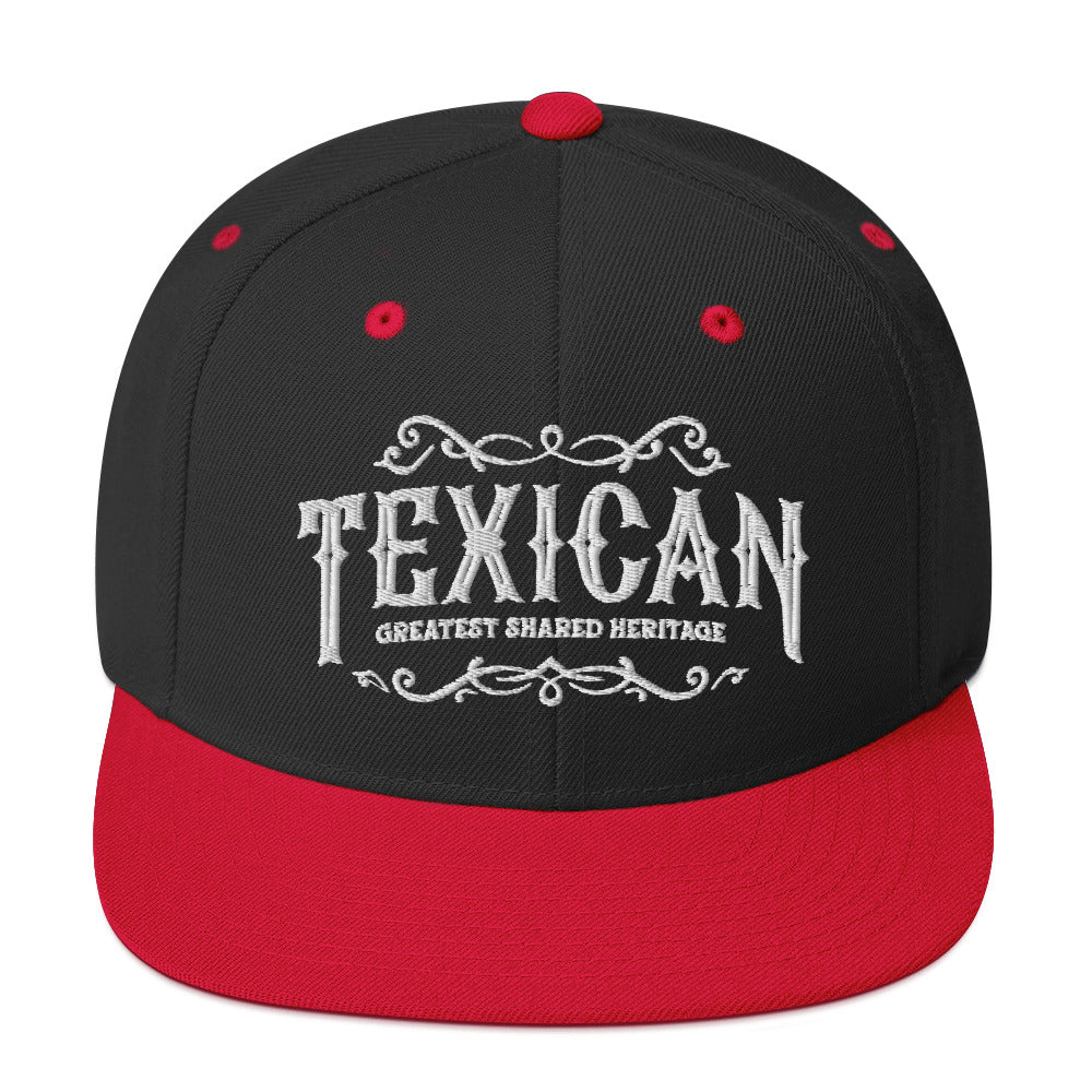 Texican Greatest Shared Heritage Snapback Hat