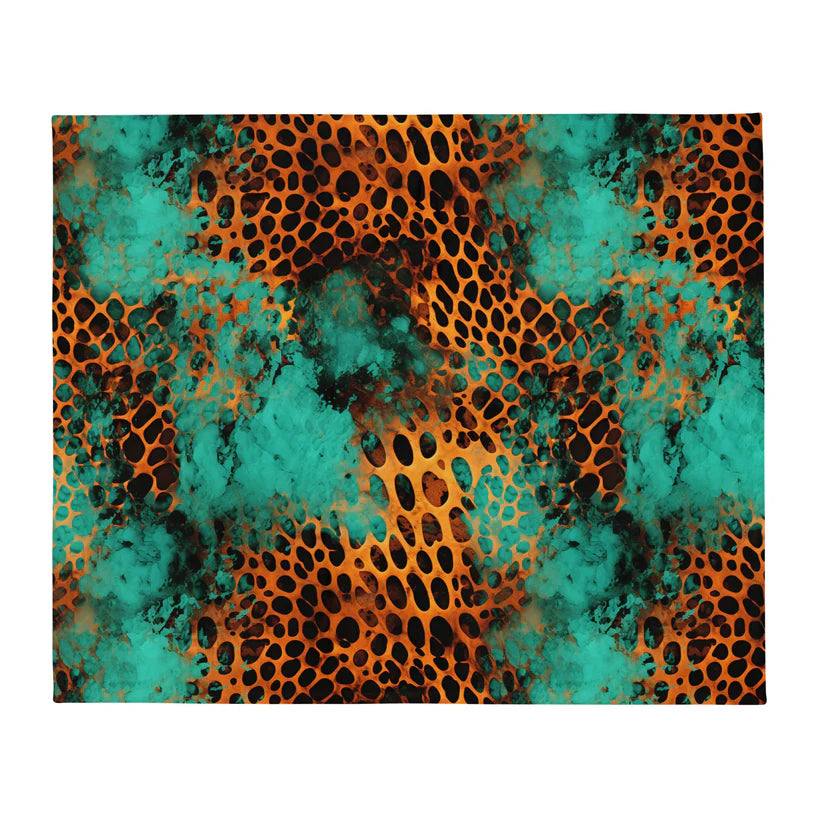 Leopard Print Throw Blanket