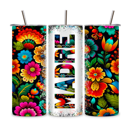 Madre Floral Stainless Steel 20 oz Tumbler
